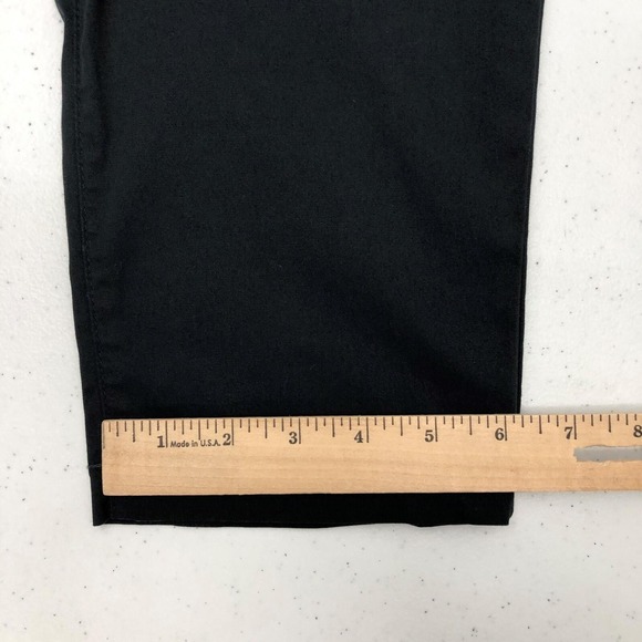 Birddogs Pants Mens 32x28 Black Chino Stretch Lined Flat Front Casual Golf Day - Picture 9 of 10